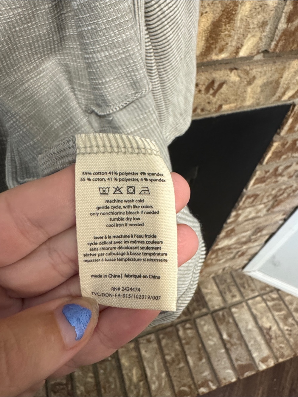 DONNI. Light Gray Ribbed Cardigan - Picture 5 of 5